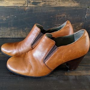 Børn Cognac Brown Leather shoes